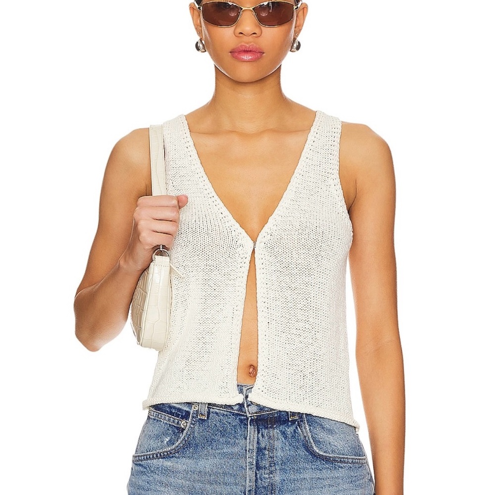 More to Come White Knit Top